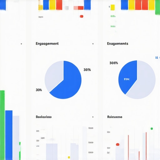 Google Maps Analytics Dashboard Google Maps analytics dashboard displaying user engagement metrics