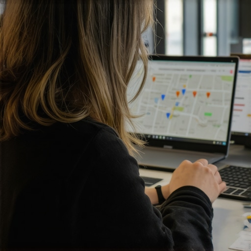 Team of SEO specialists optimizing Google My Business profiles and local citations.