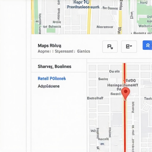 Google My Business profile with optimized sections highlighted.