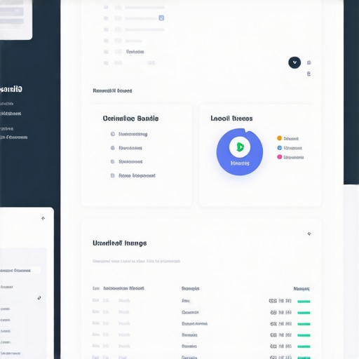 Digital SEO Dashboard for Map Maintenance A computer screen displaying local SEO monitoring tools and analytics dashboards.