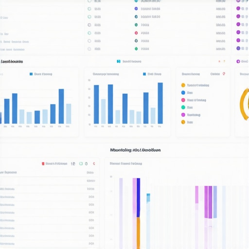 Screenshot of a dashboard with real-time map SEO and traffic signal analytics.