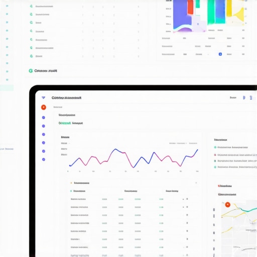 A person managing local SEO tools on a computer, focusing on citation audits and review tracking