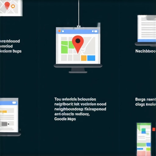 Map Visibility Fixes in Action Infographic illustrating steps to recover neighborhood visibility for Google Maps listings.