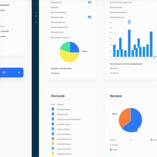 Screen showing local SEO metrics with traffic and review insights for map visibility management.