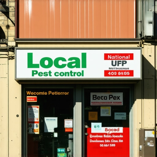 How local pest control companies outrank national brands in the map pack