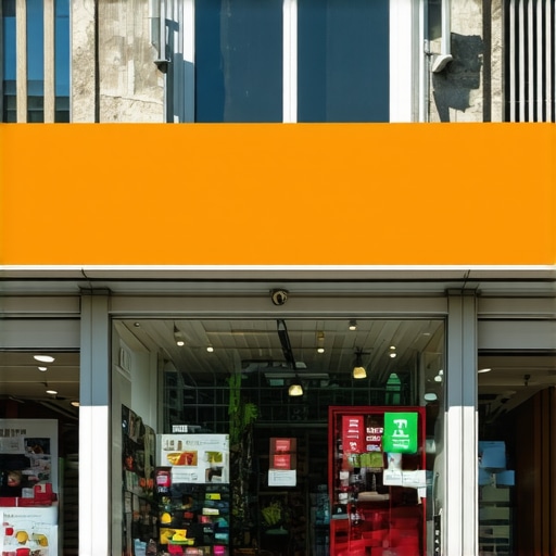 Bright image of a storefront in a busy neighborhood, with clear signage and inviting appearance